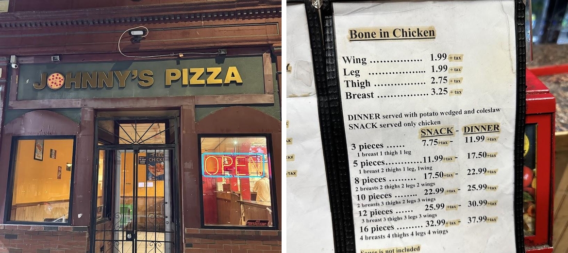 Johnny's Pizza & Subs Menu